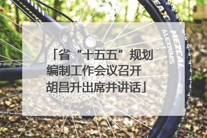 省“十五五”规划编制工作会议召开 胡昌升出席并讲话
